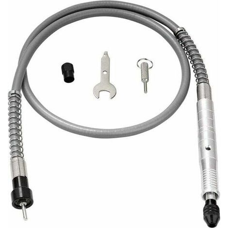 Rallonge flexible de 3 mm pour perceuse électrique, compatible avec clé (dorée) (1/4)