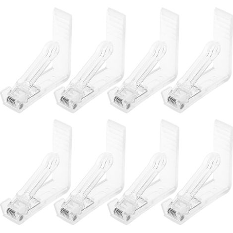 Juego de 8 pinzas para manteles para mesas de exterior, sujetamanteles para bodas y fiestas, uso en interiores. (1/5)