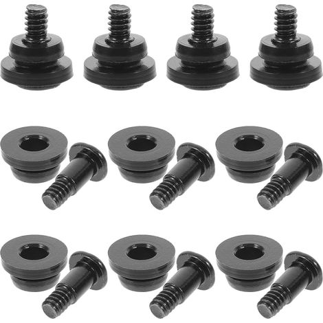 Visserie pour disque dur 10pcs noir en fer avec fixation durable et design, idéale pour assemblage de PC et maintenance (1/5)