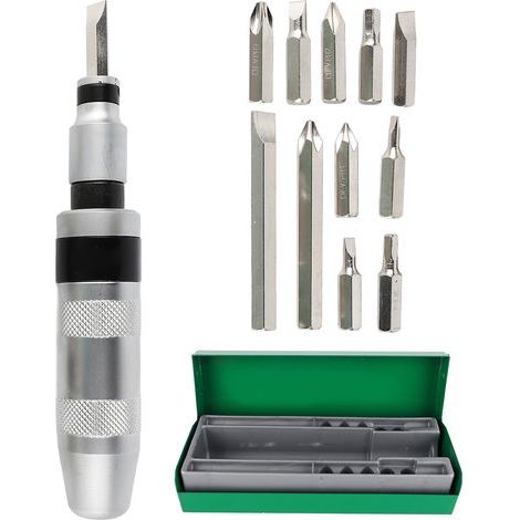Schlagschrauber-Set, 13-teilig, 12 Bits, Mehrzweck-Handbuch für Wartungsarbeiten (1/5)