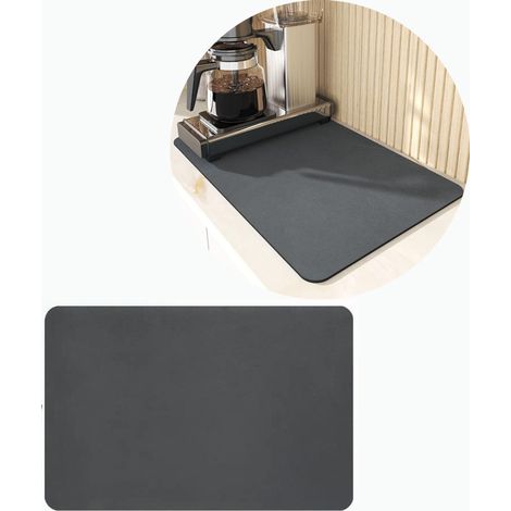 Tapis d'égouttage lot de 1 40 x 50 cm absorbant pour évier vaisselle machine à café loisirs créatifs et préparation du café (1/5)