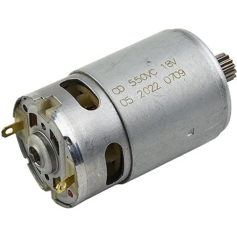 RS550-Motor, Metallgehäuse, 18 V, 13 Zähne, für Akku-Bohrschrauber GSB GSR 120 LI, für Akku-Schrauber GSB/GSR 120-LI (18 V) mit RS550-Gleichstrommotor (13 Zähne), (1/5)