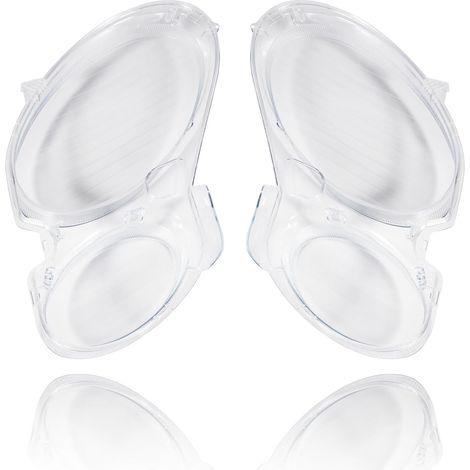 Rosvola - Coppia di lenti per fari anteriori in vetro trasparente per Mercedes-Benz Classe E W211 E350/300/200 2002-2008 (sinistra e destra) (1/5)