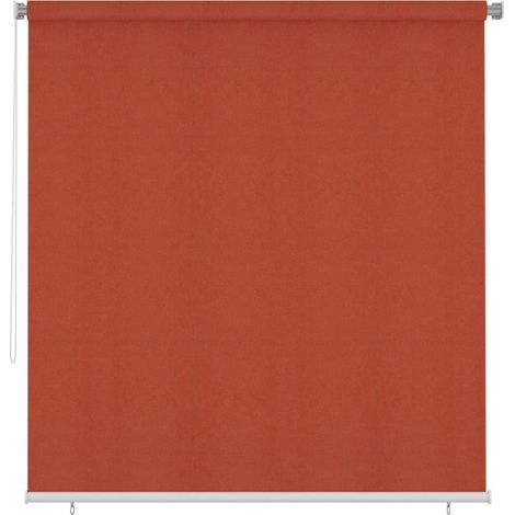 Außenrollo 225 (B) x 230 (H) cm Terrakotta HDPE vidaXL