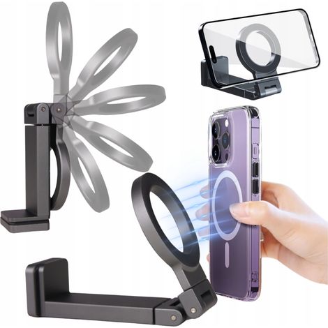 Supporto magnetico, supporto, supporto per telefono da scrivania, morsetto, stabile (1/5)