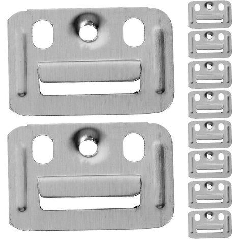 100 pinces de fixation pour panneaux muraux et meubles (1/5)