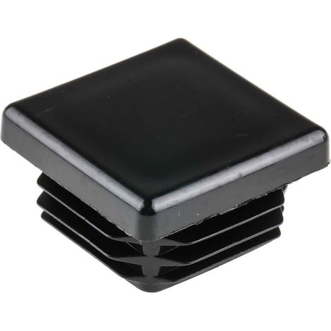 Embout de tube carre Noir, Profilé de 30mm ( Prix pour Sachet de 100 ) (1/2)