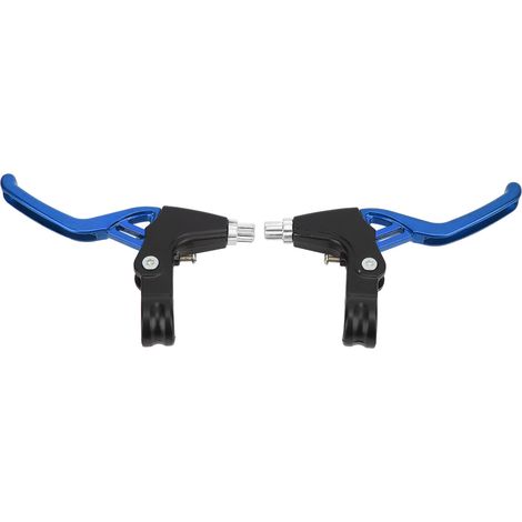 Fahrradbremshebel aus Aluminiumlegierung, einfach zu montieren, für Mountainbikes und Falträder, blaue Farbe