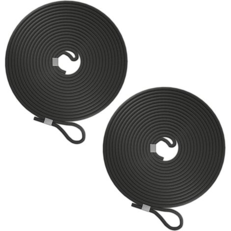 Schwarzes gummiseil im 2er set 8830961