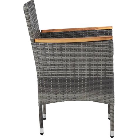 Maison Exclusive - Sillas de comedor de jardín 2 unidades ratán s