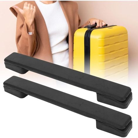 Set mit 2 Koffergriffen, Ersatzgriffen, Kunststoff-Gepäckgriffen, Zubehörgriffen für Reisekoffer, 20 cm