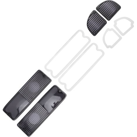 Kit de lentilles de rétroviseur arrière avec joints 110216, remplacement pour camionnette Chevy de 1967 à 1972 (1/5)