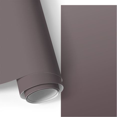 Klebefolie für Möbel - Möbelfolie - Selbstklebefolie - Kleiderschrank - Kommode - Schreibtisch - Aschegrau 75x150 cm