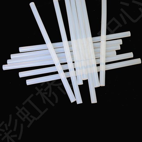 Brand new high-temperature resistant transparent hot melt adhesive sticks for securing home items, DIY jewelry, and hair accessories, 11mm (2 sticks) (1/2)