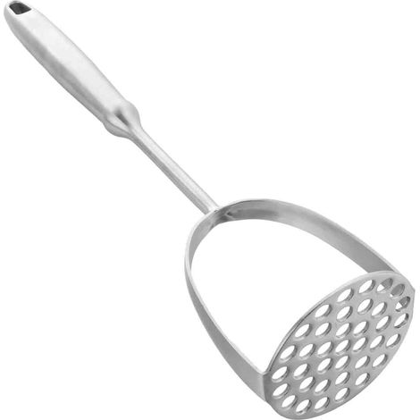 Presse-purée - Acier Inoxydable 304 - Poignée en Forme de Courge - Pour Pommes de Terre Légumes Fruits - 1 Pièce (1/5)