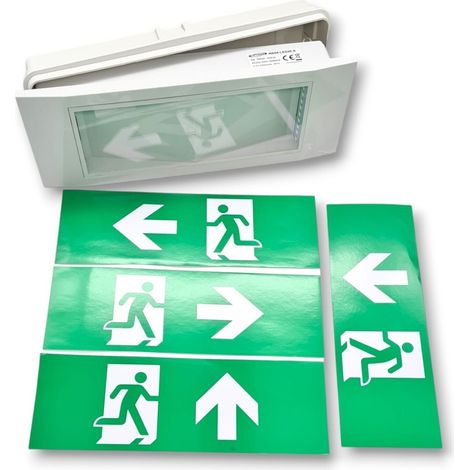 lampada di emergenza 5W luce 6500K batteria a lito inclusa da 3.7V 2200Ah IP23 (1/5)