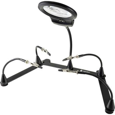[GEBRAUCHT] B-Ware TOOLCRAFT Dritte Hand Montagehilfe Lötstation Lötkolben Halterung Werkstatt 78cm