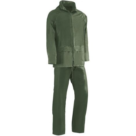 802RHVERDE/M TRAJE DE AGUA COMPLETO 100% POLIESTER SOBRE RECUBRIMIENTO DE PVC DE 0,18 MM COL - JUBA