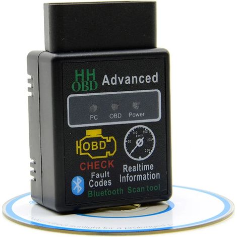 Interface OBD2 Bluetooth codes DTC voyant moteur Android (1/5)