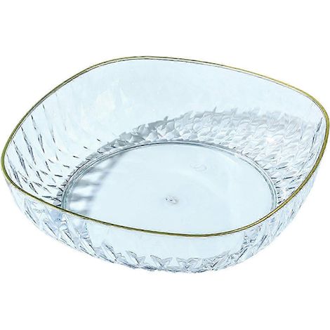 Obstschale, multifunktionaler dekorativer Obsthalter für Hochzeiten und Partys, ideal für die Küchenarbeitsplatte, Gemüse, Snacks und KTV-Veranstaltungen.-Clear