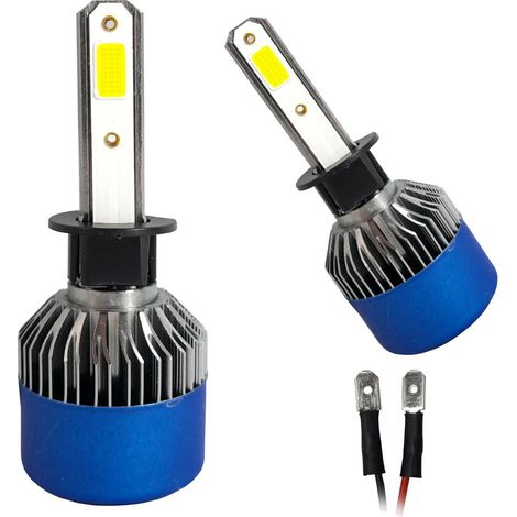 Coppia lampade fari auto lampadine H1 M2 CANBUS 3000 lumen 6000K 50W 12 - 32V