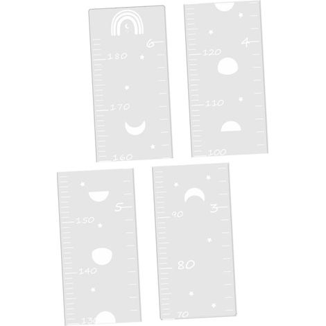 Toise Murale Miroir Autocollant Mesureur Hauteur pour Garçon Fille Toise Miroir Chambre Garçon Fille (1/5)