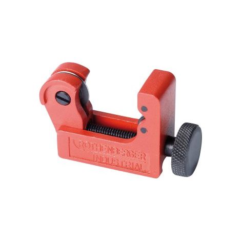 Rothenberger – Coupe-tube Minicut II PRO pour tuyaux de cuivre, laiton, aluminium et acier – Découpe précise 6-22 mm – Angle de travail réduit