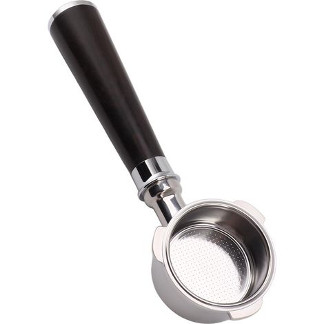 Filtre sans fond 51mm en inox, porte-filtre à 3 oreilles avec manche en bois de santal pour machine à café Donlim, Petrus, Bear, Yanxuan (1/5)