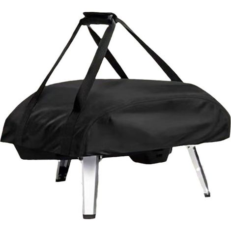 Pizzaofenabdeckung für Ooni Koda 12, wasserdicht, wetterfest, Tragetasche, Oxford-Gewebe, schwarz, 63 x 41 x 16