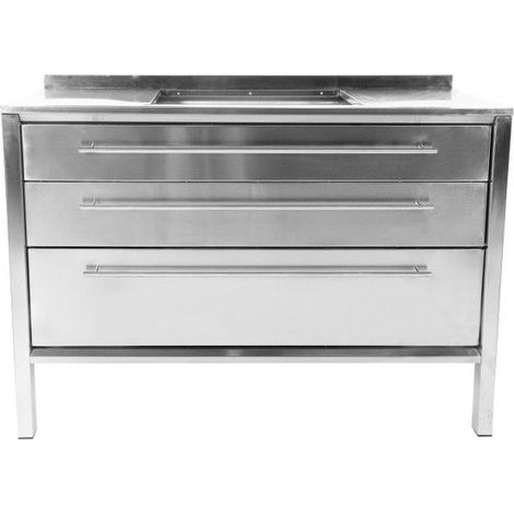 Table Encastrable Pour Plaque De Cuisson Avec Tiroirs 2cx5 De Dietrich (1/3)