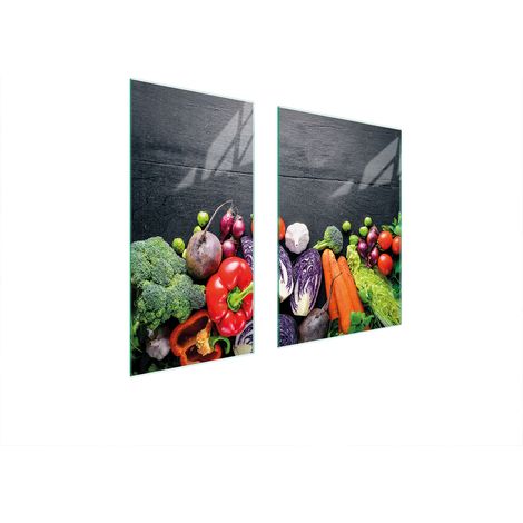 PLACA PROTECTORA DE VIDRIO 75x52 VERDURAS (1/5)