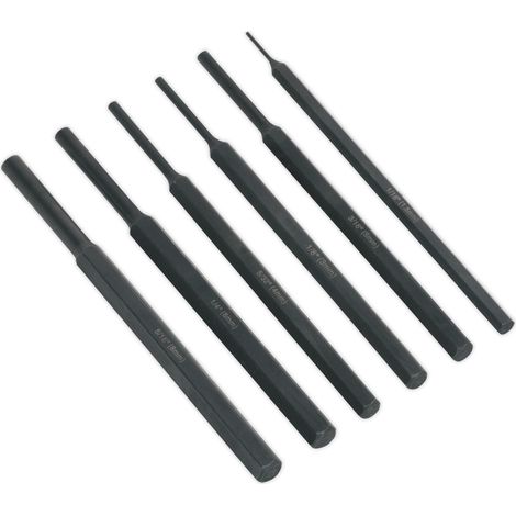 Sealey Siegen Parallel Pin Punch Set 6pc S0800 (1/2)