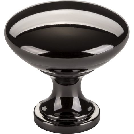 Möbelknopf SASCHA Ø 30 mm schwarz verchromt (1/3)
