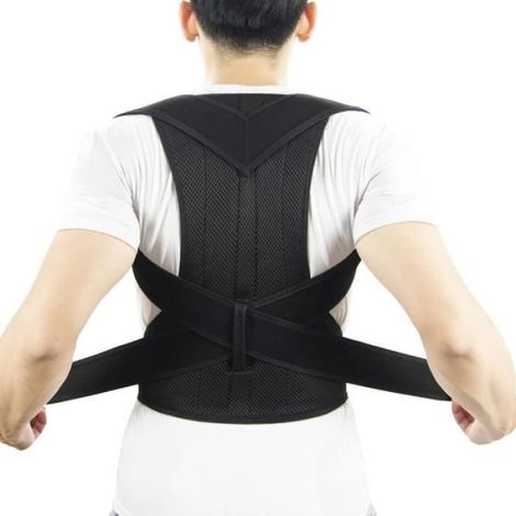 Les types-Correcteur De Posture Du Dos Pour Adulte, Soutien Lombaire Des Épaules, Corset, Ceinture Dorsale, S (1/5)