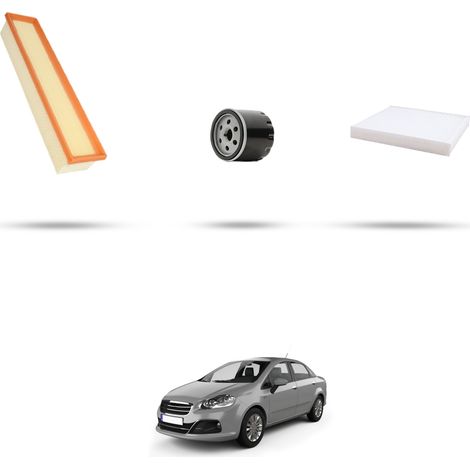 Kit tagliando 3 filtri compatibile con Fiat Linea (110) 1.4 8V 57kw dal 2007 (1/5)