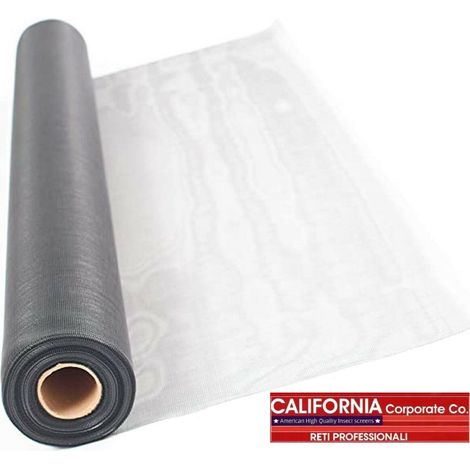Rete Zanzariera 200 cm X 15 metri Fibra Vetro Americana 18/16