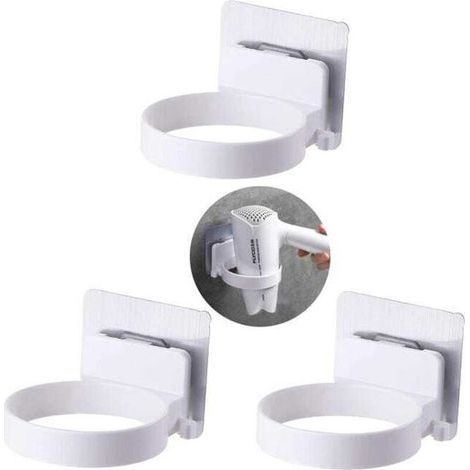 3 Pack Suction Cup Holders, Plastic Wall Mount, Non-Marking, Waterproof, Self-Adhesive, No Required (1/5)