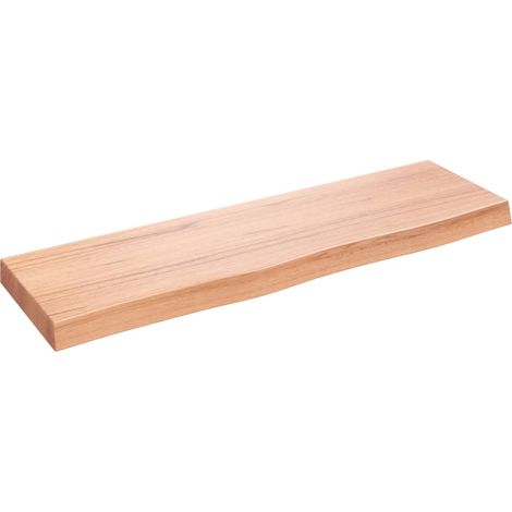 Maison Exclusive - Waschtischplatte Hellbraun 100x30x(2-6) cm Mas (1/5)