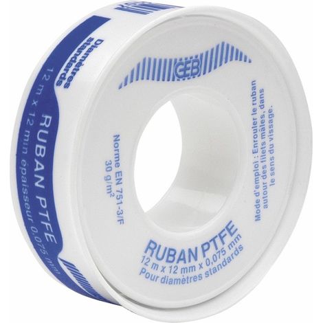 Ruban pour l&039étanchéité gros diamètre OLIFAN PTFE (X 10) - GEB : 815192