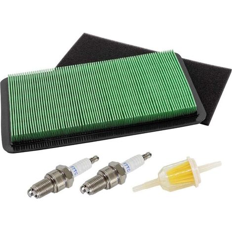 Kit filtro aria, candela e carburante AISEN per HF2315 HF2415 HF2417 HF2214 HF2216 GXV520 GXV530 GCV510 GCV520 GCV530, sostituisce 17211-ZOA-013