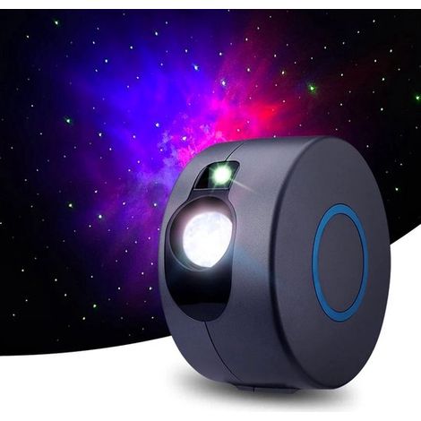 OFERTA Lámpara de techo con cielo estrellado,Proyector de estrellas,Proyector del universo,Proyector LED estrellado,Negro (1/4)