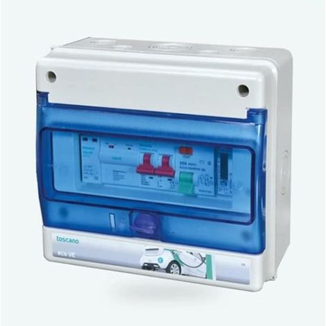 Toscano ECO-VE-PRO-4P16T15 tableau de protection pour la recharge des véhicules électriques