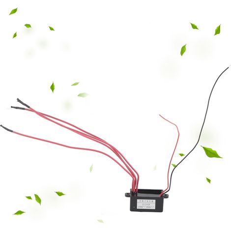 Module ioniseur générateur d'ions négatifs anioniques pour la maison, mini purificateur d'air, 4 lignes négatives (DC12V) (1/5)