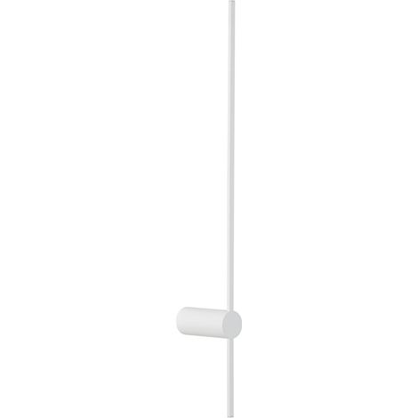 LED Wandleuchte 80 cm hoch Weiß Aluminium warmweiß 3000 K 460 lm länglich Wandlampe innen