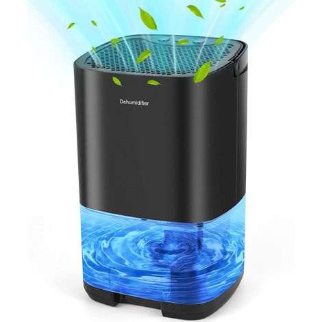 1L Deshumidificateur d Air, Déshumidificateur Electrique Salle de Bain Chambre, Dehumidificateurs Maison, Pour Max 20㎡, Deshumidificateurs Anti Moisissures Déshumidification: 350ml/Jour (1/5)