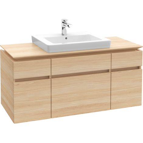 V&B Waschtischunterschrank LEGATO 1200x550x500mm m Be Glossy White (1/2)