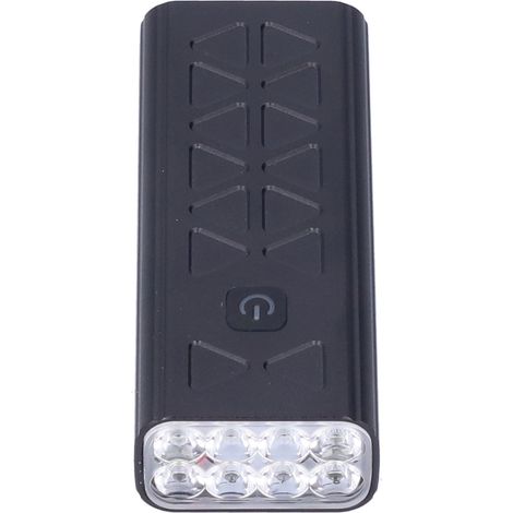 Phare de vélo rechargeable multifonctionnel à 5 modes d'éclairage, 8 LED, 2 en 1, pour vélo de montagne (1/5)