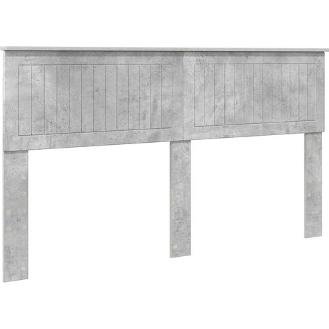 Maison Exclusive - Cabecero Gris Concreto Madera contrachapada (1/5)