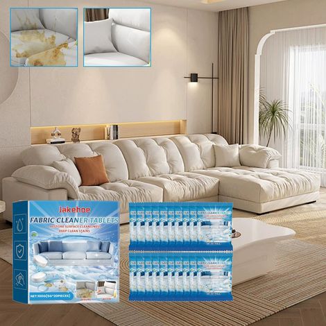 Reinigungstabletten für Stoffsofas, Tiefenreinigungsmatten für Fußmatten, Sofatischdecken, multifunktionale, konzentrierte Brausetabletten – 100 g (5 g 20 Stück) -- BIEMMEDUE (1/5)