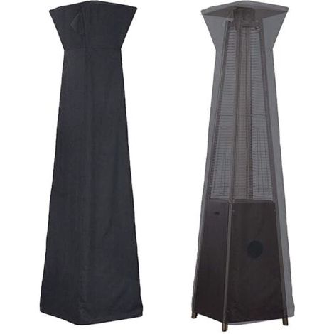 FENOPLASTICAHousse pour Parasol Chauffant en 210D Oxford Imperméable, Housse de Protection pour Chauffage de Terrasse, Bache de Protection pour Chauffage de Terrasse Extérieur Anti-Poussière/Vent,,noi (1/5)